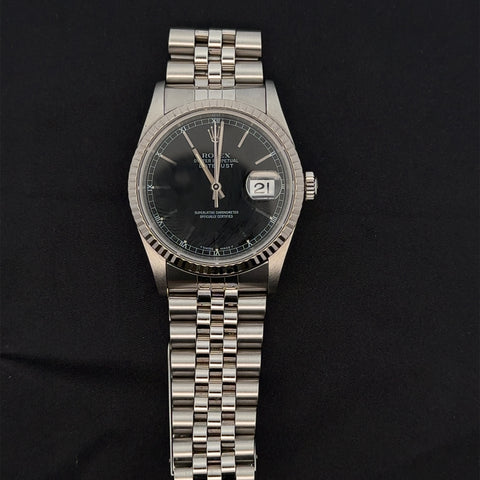 Rolex Datejust 36mm, Black Dial S#W644047, S#16234 Watch Only