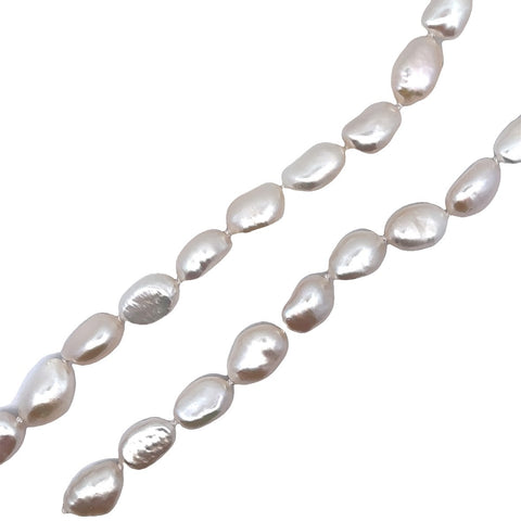 Lady's Single Strand Necklace Length 60 With Baroque Pearls