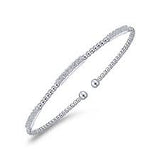 Lady's White 14 Karat Bujukan Bracelet Length 6 With 0.44Tw Round H/I