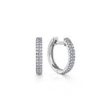 Lady's White 14 Karat Wide, Criss Crossing, Lusso Collection Fashion Ring Size 6.5 With = 1.00Tw Round G/H Si2 Diamonds