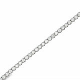 White 14 Karat Traditional, Prong Set Bracelet Length 7 = 2.00tw Round H/I SI2 Diamonds