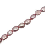 Lady's Yellow 14 Karat Bujukan With Diamond Caps Bracelet Length 6.5 With 2 Fresh Water Pearls And 10 0.05Tw Round H/I Si2 Diamonds