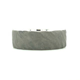 White Sandblast Serinium 8Mm Flat Thor Wedding Band Size 10