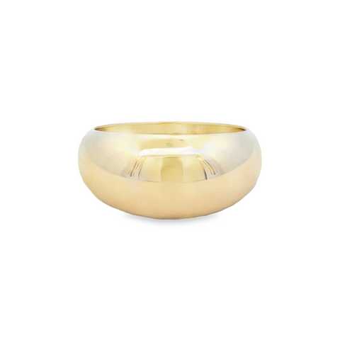 Lady's Yellow 14 Karat Domed Fashion Ring Size 7