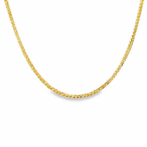 Yellow 14 Karat Chain Chain Length 18