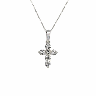 Cross Pendant | 14k White