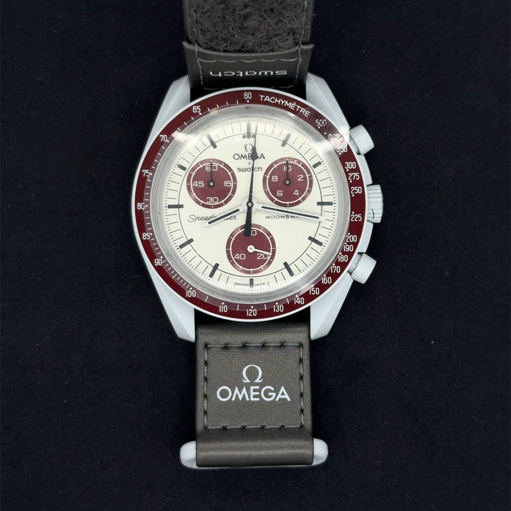 Omega Moonswatch Mission to Earth Desert, R#S033T103, NEW, Full Set