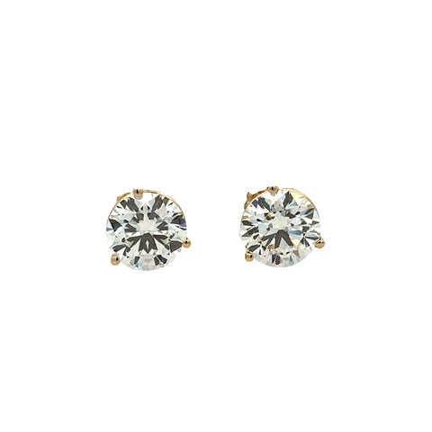 Prong Studs Earrings | 14k Yellow