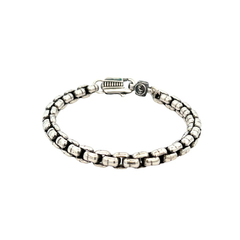 Classic Link Bracelet | White Sterling Silver