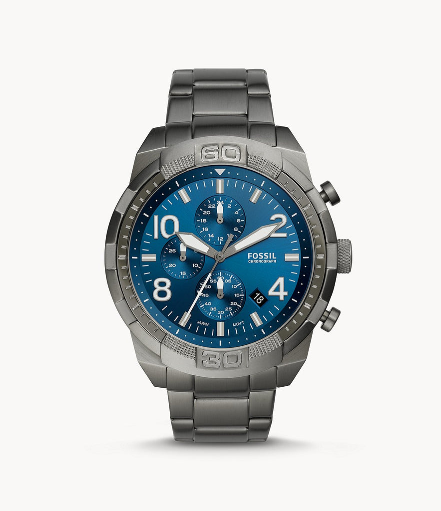 Bronson Chronograph Smoke Stainless Steel Watch