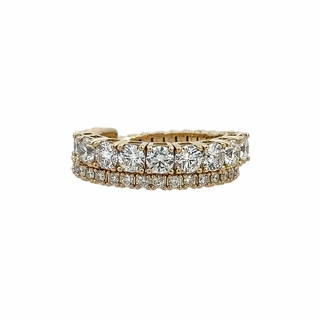 Flexible Two-Row Ring | 14k Yellow