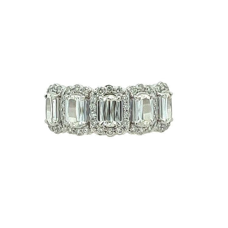 Halo Anniversary Ring | 14k White