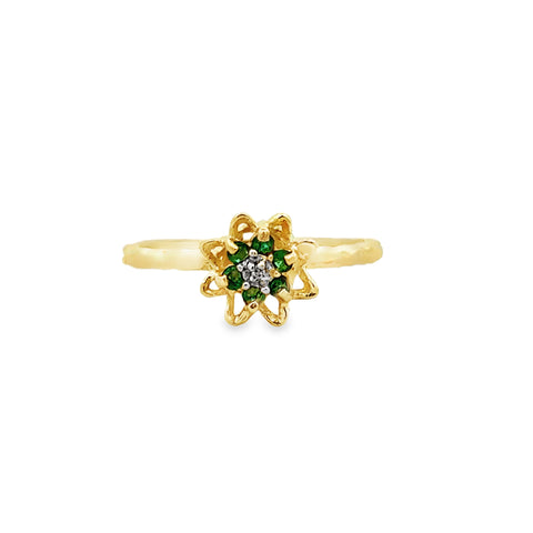 Tulip Ring | 10k Yellow
