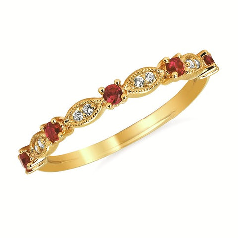 Milgrain Detail Fashion Ring | 14k Yellow