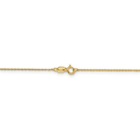 .8Mm Loose Rope Chain | 14k Yellow