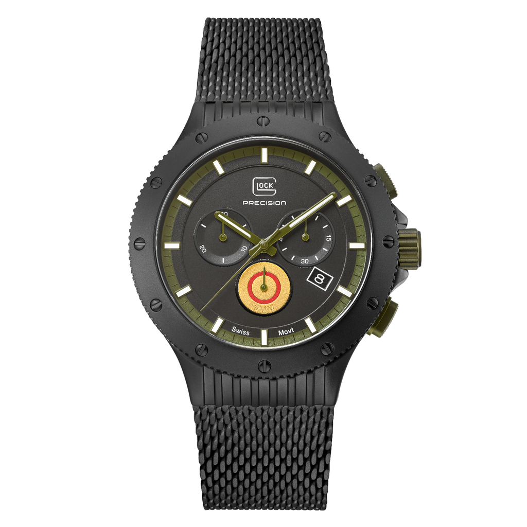 Precision Glock Watch | Black Titanium