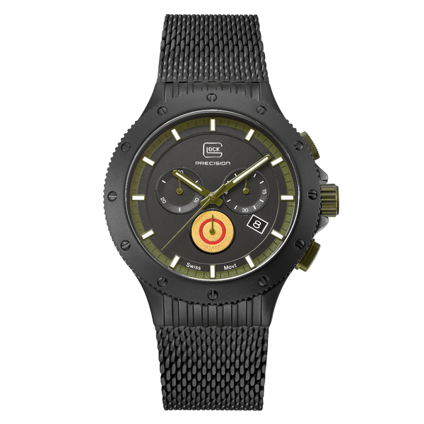 Precision Glock Watch | Black Titanium