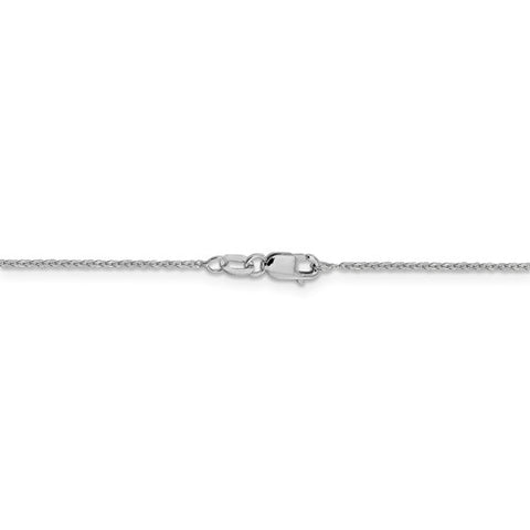 1.1Mm Flat Cable Chain | 10k White