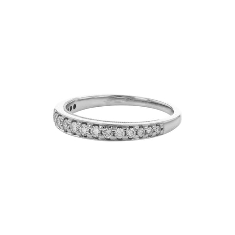 14 Karat White Gold Anniversary Ring with .32ctw Round Brilliant Cut Diamonds