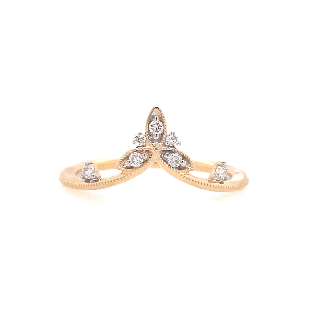 Chevron Fashion Ring | 14k Yellow