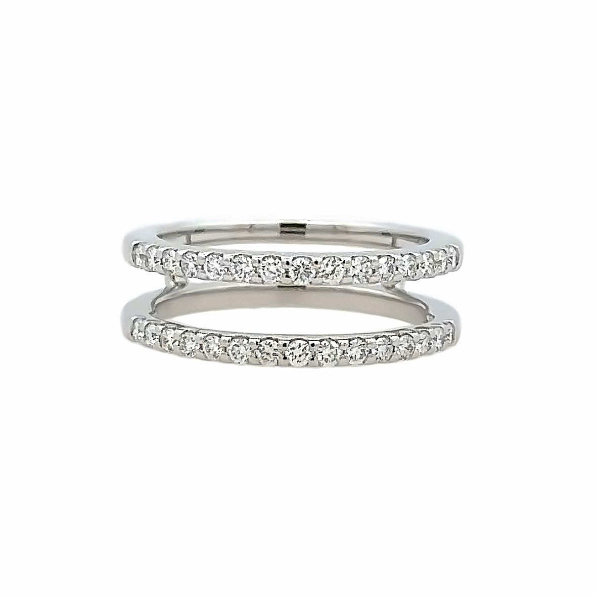 Double Row Guard Ring | 14k White