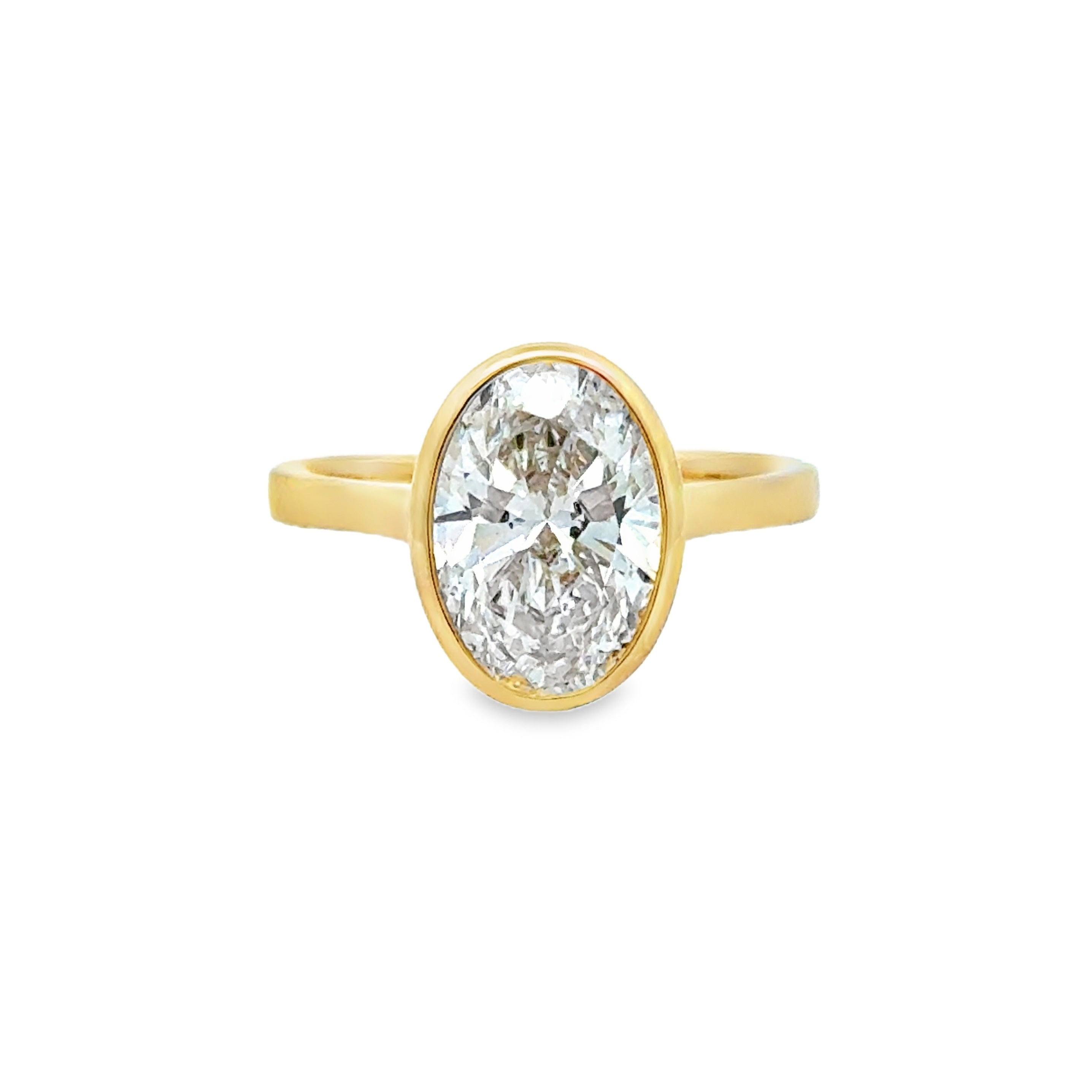 Elegant 14K Yellow Gold Solitaire.