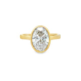 Elegant 14K Yellow Gold Solitaire.