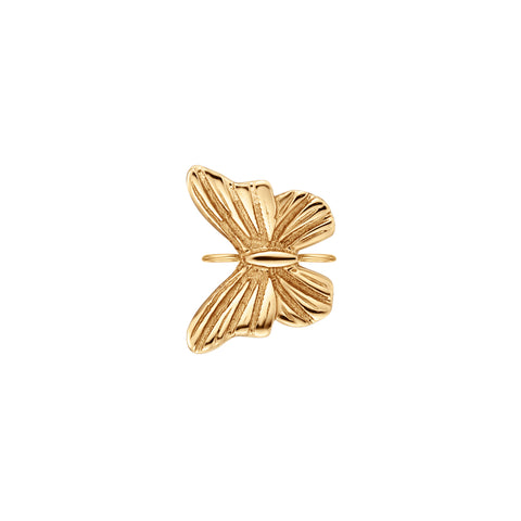 Yellow 14 Karat "Flutter" Butterfly Charm With Double Bail Charms