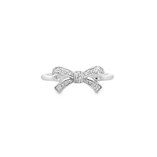 Bow Fashion Ring | 10k White