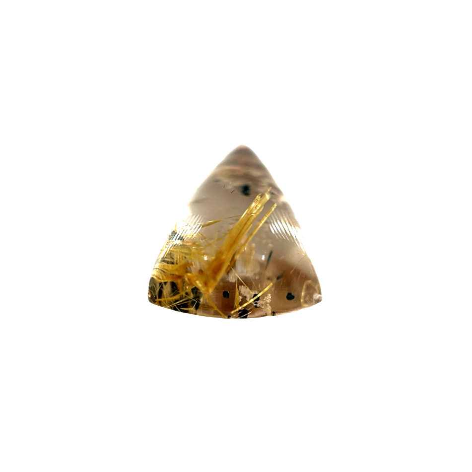 Other one = 8.24ct Pear Rutilated Quartz