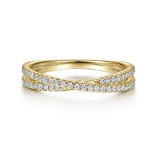 Criss Cross Fashion Ring | 14k Yellow