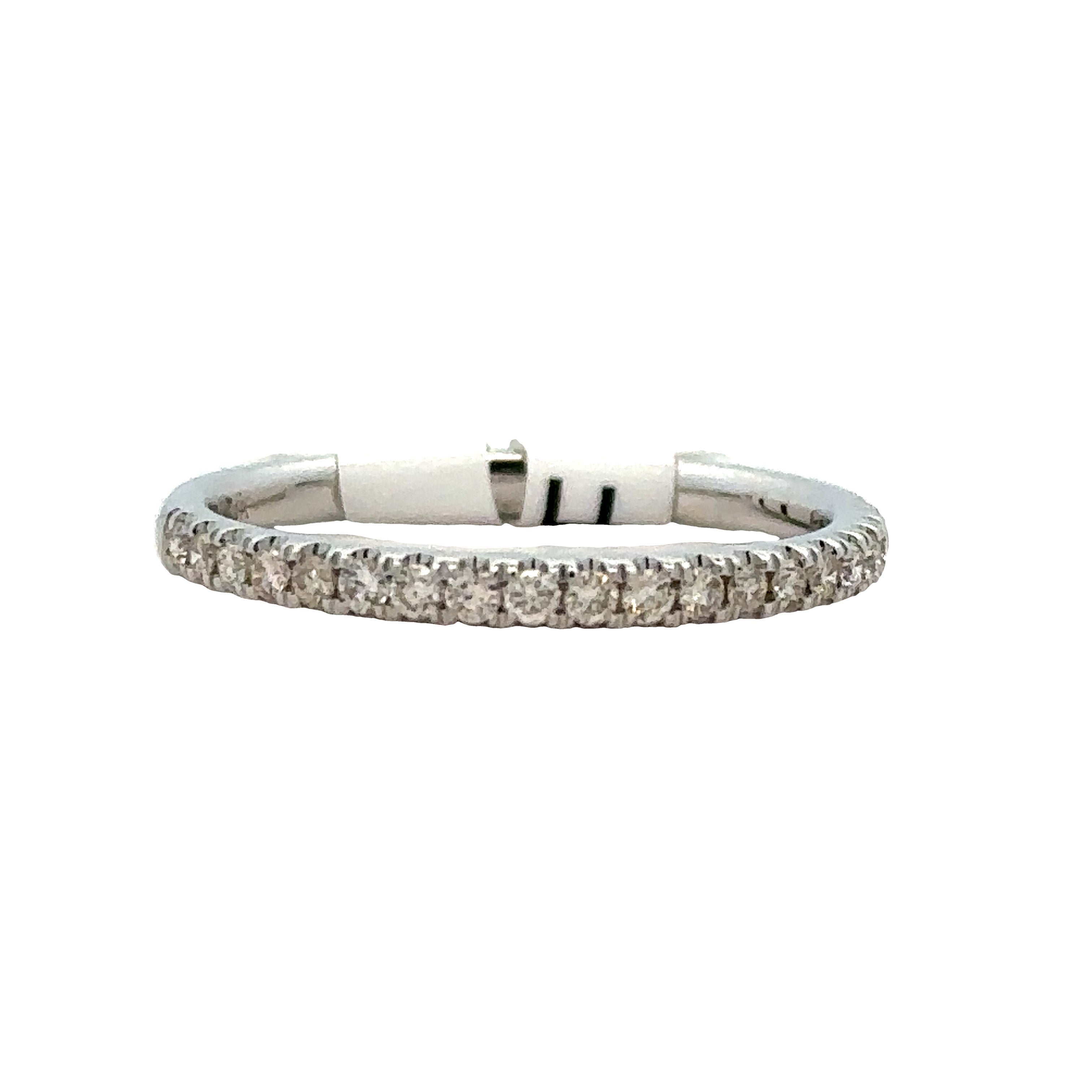 Prong Set Anniversary Ring | 14k White