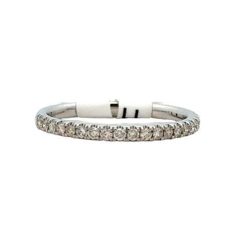 Prong Set Anniversary Ring | 14k White