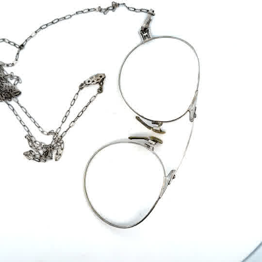 Lorgnette Eyeglasees | 925 Sterling Silver