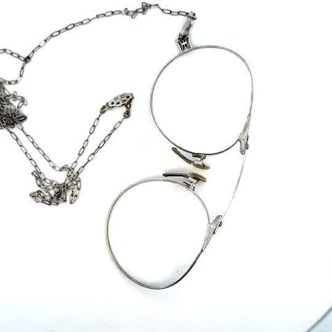 Lorgnette Eyeglasees | 925 Sterling Silver