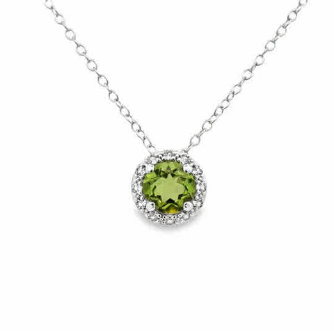 Halo Necklace | 925 Sterling Silver