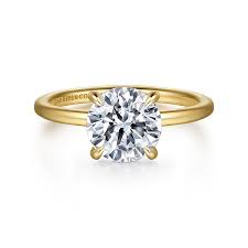 Solitaire Ring | 14k Yellow