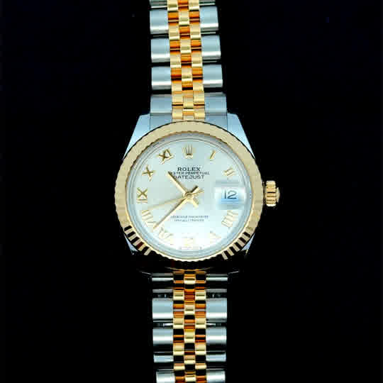 Rolex Datejust 28mm Silver Roman Numeral Dial