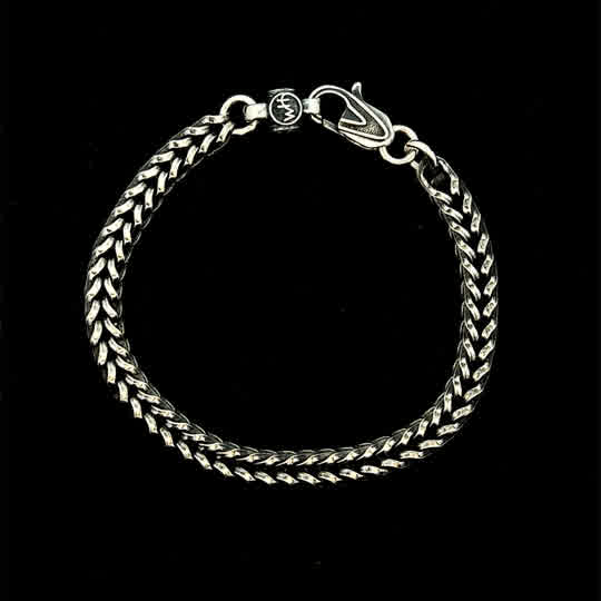 6.4Mm Foxtail Bracelet, 925 Sterling Silver