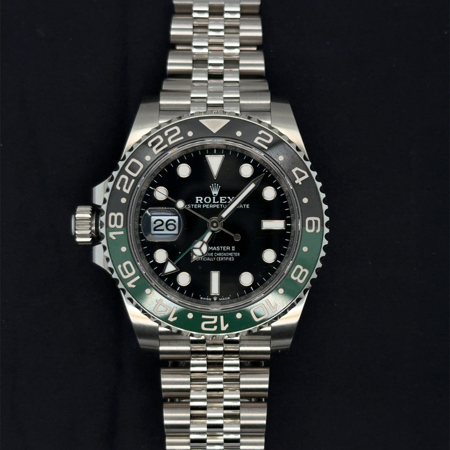 Rolex GMT-Master II "Sprite" Jubilee, R #126720VTNR, S #83F9Q056, FULL