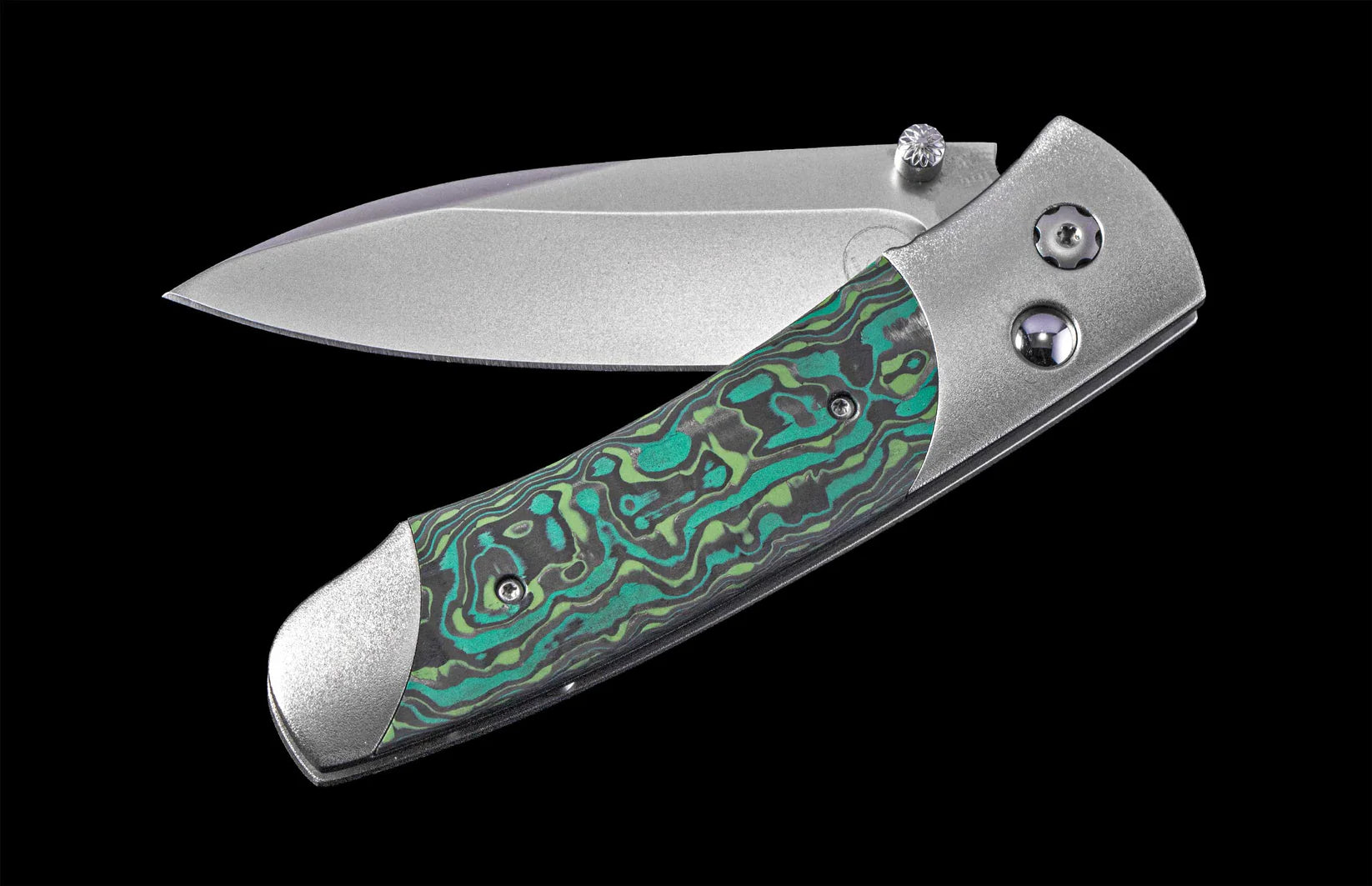 William Henry’s A200-10 expands on our tradition of fine folding knives with a design that has a little attitude, a lot of finesse, and remarkable utility in a compact and lightweight package. Each blade is crafted from S35VN stainless steel honed to a