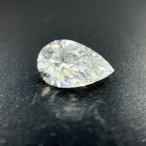 Lab Created With One = 2.11Ct Pear D Vvs2 Lab Created Diamond