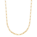 Yellow 14 Karat 3.15Mm Paperclip Chain Length 20