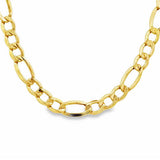 Yellow 14 Karat 5.8Mm Heavy Hollow Figaro Chain Length 22