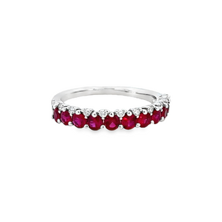 Double Row Fashion Ring | 14k White