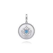 Medallion Pendant 24Mm Pendant | 925 Sterling Silver