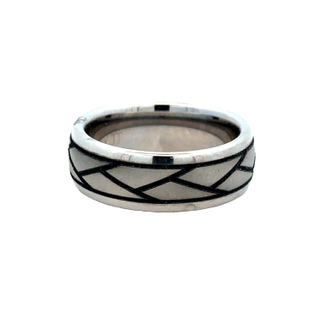 Entwined Wedding Band | Serinium White