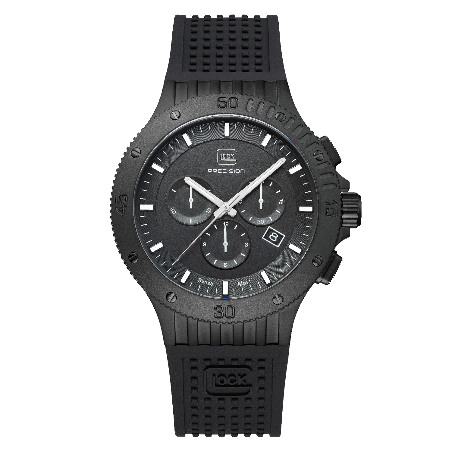 Precision Glock Watch | Black Stainless Steel