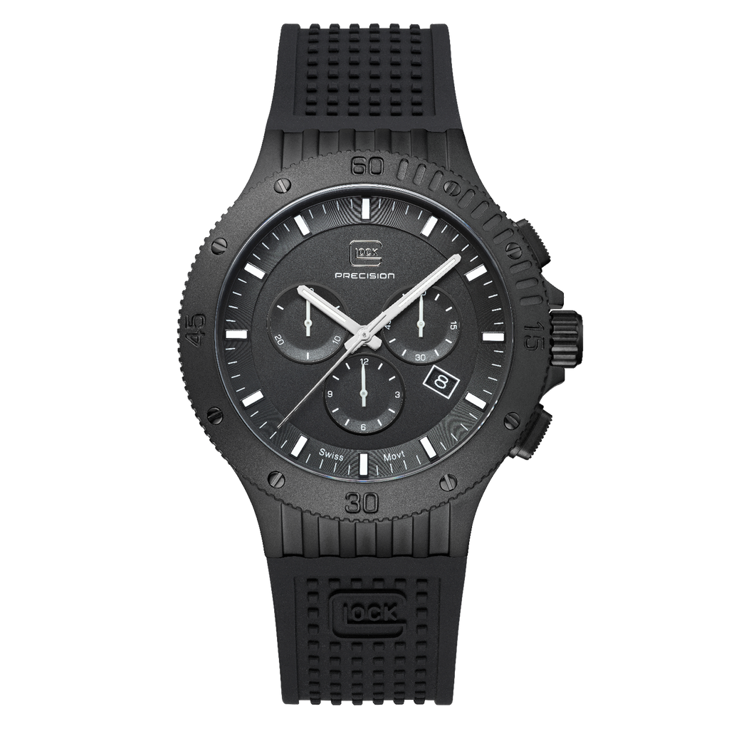 Precision Glock Watch | Black Stainless Steel