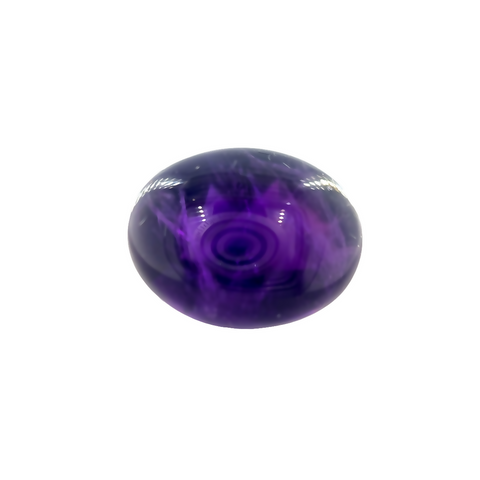 Other one = 22.38ct Oval Amethyst, Oval Bufftop Cut